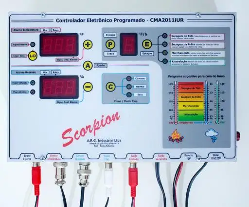 Controlador Estufa Secagem FUMO/CEREAIS  CMA2011iUR RELATIVO