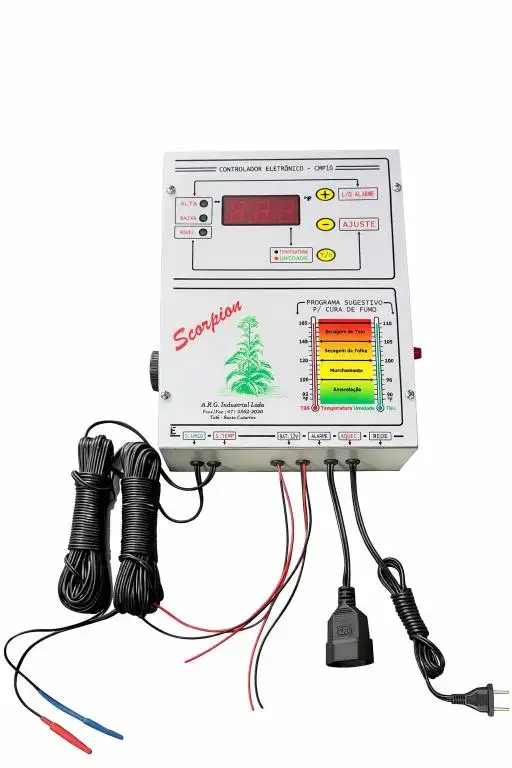 Controlador Estufa Secagem FUMO/CEREAIS ºF CMP10