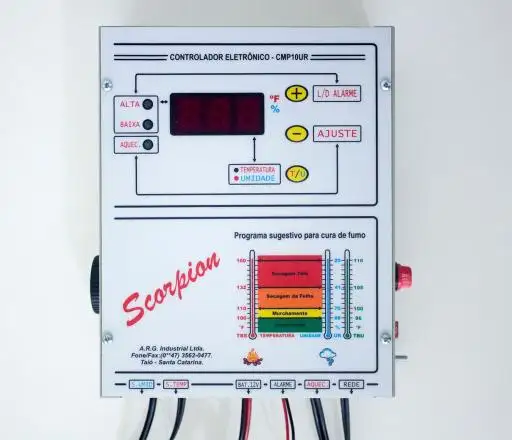 Controlador Estufa Secagem FUMO/CEREAIS ºF CMP10UR RELATIVO 