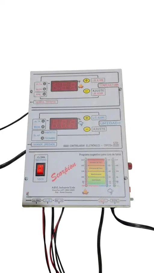 Controlador Estufa Secagem FUMO/CEREAIS CMP20mUR ABAF